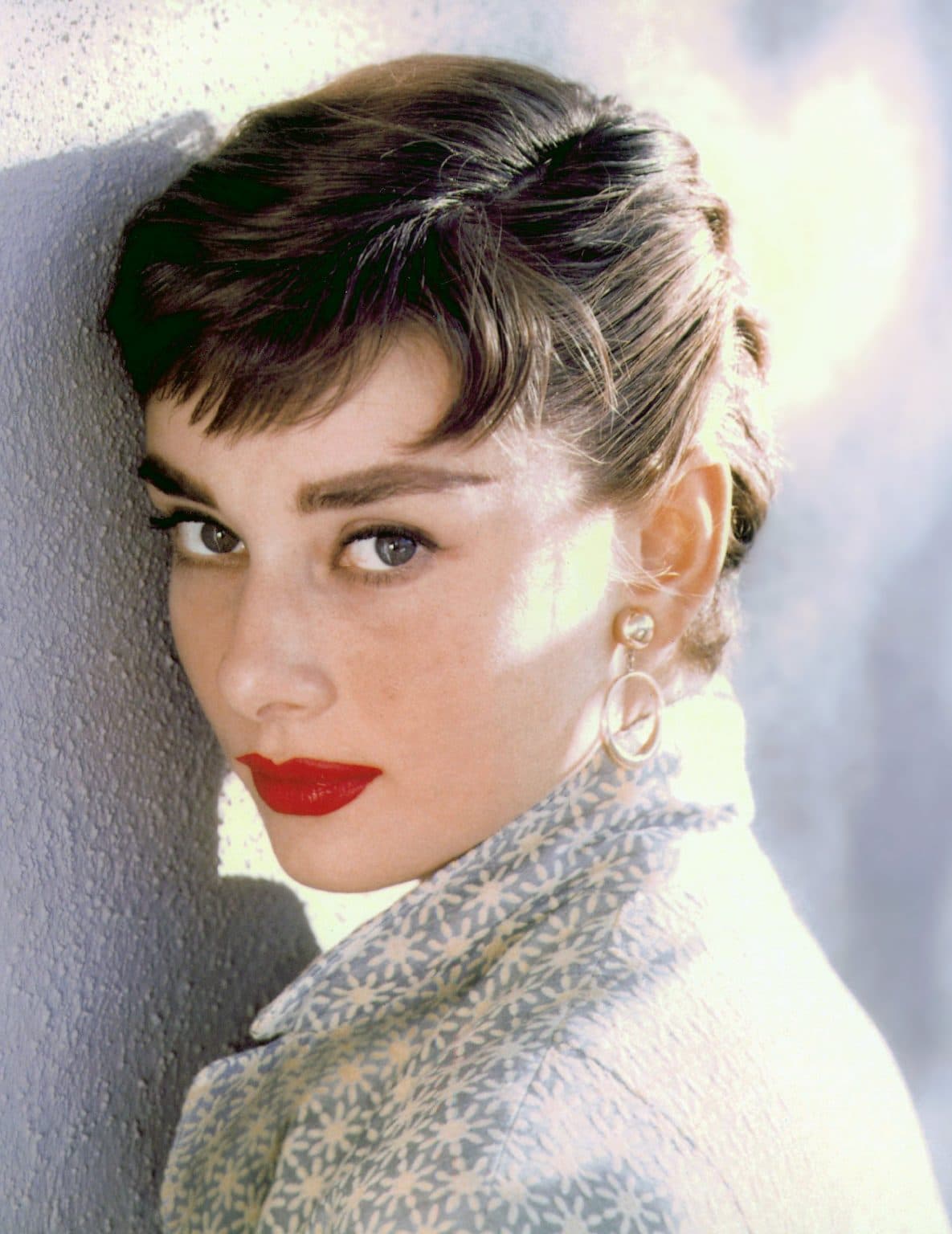 Audrey Hepburn red lips - Fine Art Global