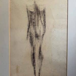 Pencil/Charcoal nude sketch - A.H. Gerrard